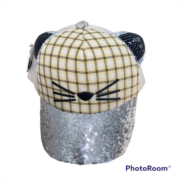 Kids CAT Ears Ball cap Hat NWT - Picture 2 of 5